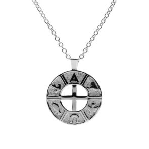 INFINITY SERENITY PENDANT made of 925 Sterling Silver by Vera Design Icelandic Jewellery contains Prayer for Serenity